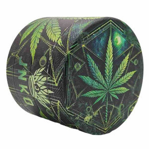 JNKO Grinder Psychedelic Wietblad - Groen