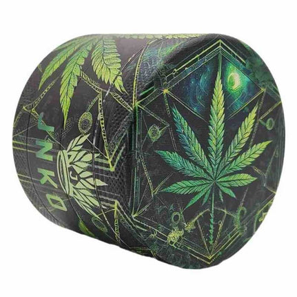 JNKO Grinder Psychedelic Wietblad - Groen
