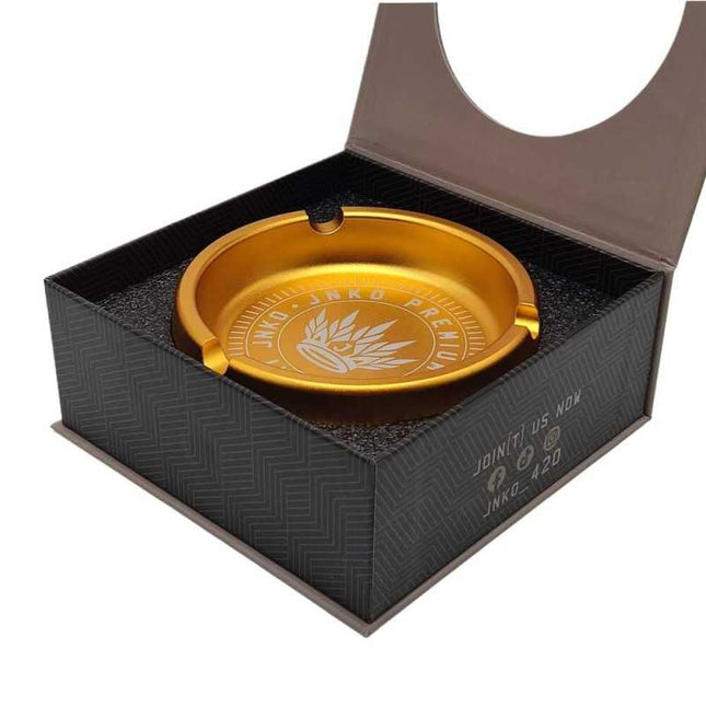 JNKO JNKO Aluminium Asbak - Goud - 10cm