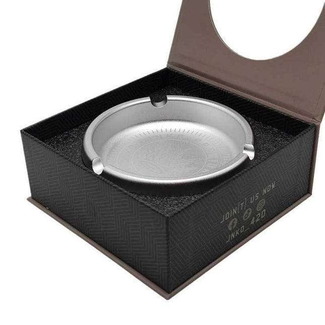 JNKO JNKO Aluminium Asbak - Zilver - 10cm