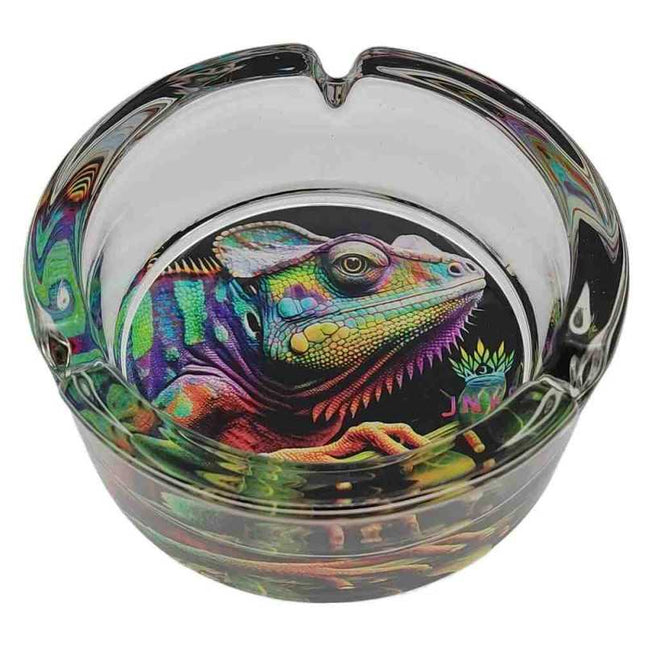 JNKO Kameleon - Glazen Asbak - 10cm (Savage Animals Series)