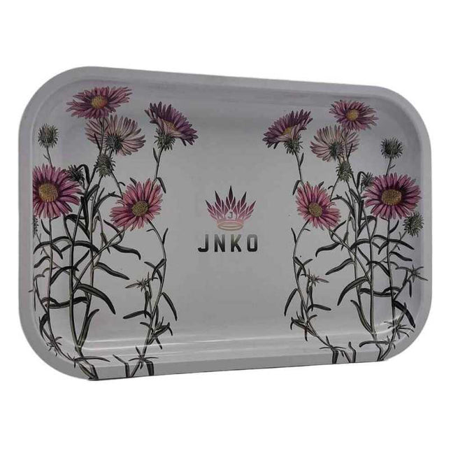 JNKO Paarse Margriet - XXL Rolling Tray (Botanical Flower)