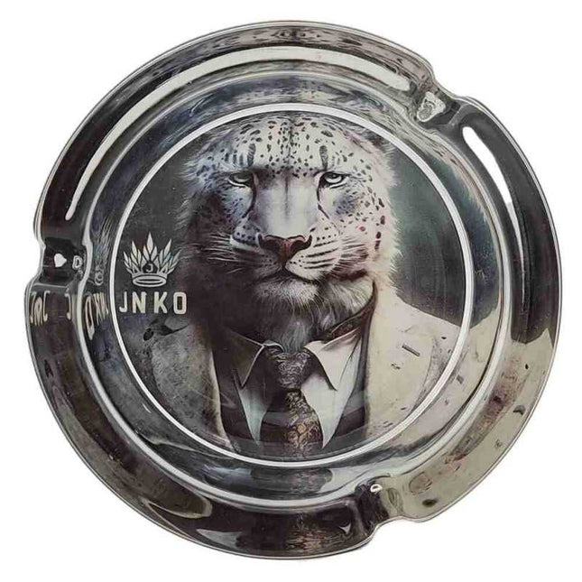 JNKO Sneeuwpanther - Glazen Asbak - 10cm (Suited Animals)