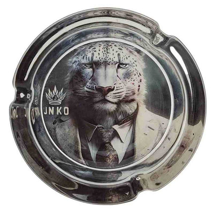 JNKO Sneeuwpanther - Glazen Asbak - 10cm (Suited Animals)