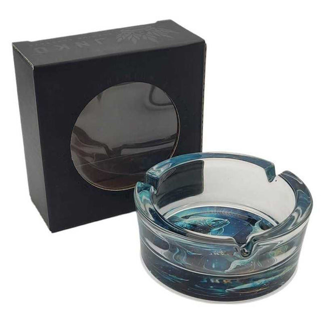JNKO Vissen - Glazen Asbak - 10cm (Zodiac Signs Series)