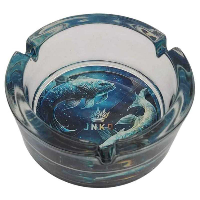 JNKO Vissen - Glazen Asbak - 10cm (Zodiac Signs Series)