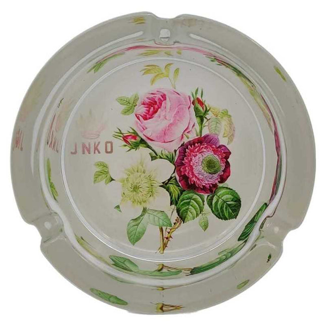 JNKO Wild Roses - Glazen Asbak - 10cm (Botanical Flower)