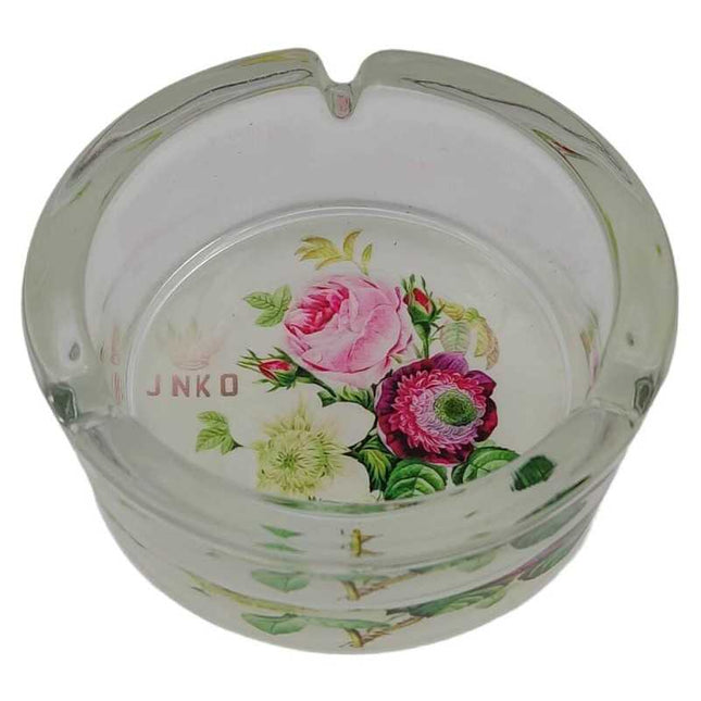 JNKO Wild Roses - Glazen Asbak - 10cm (Botanical Flower)