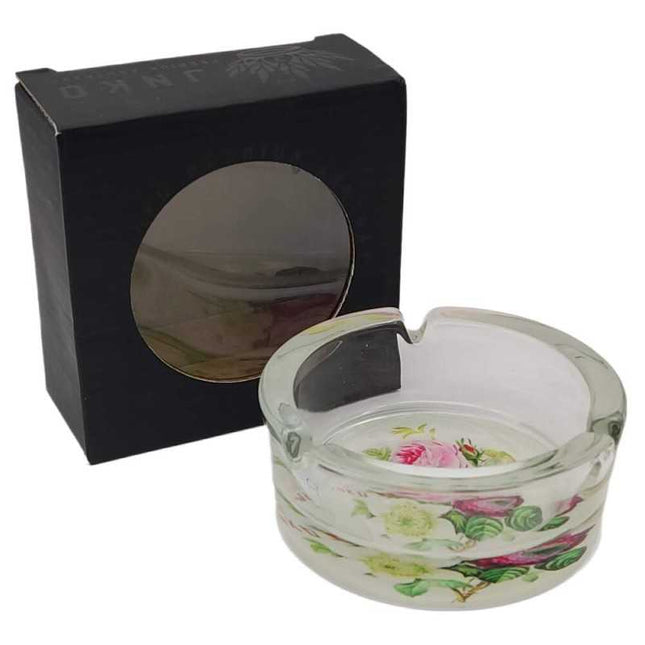 JNKO Wild Roses - Glazen Asbak - 10cm (Botanical Flower)