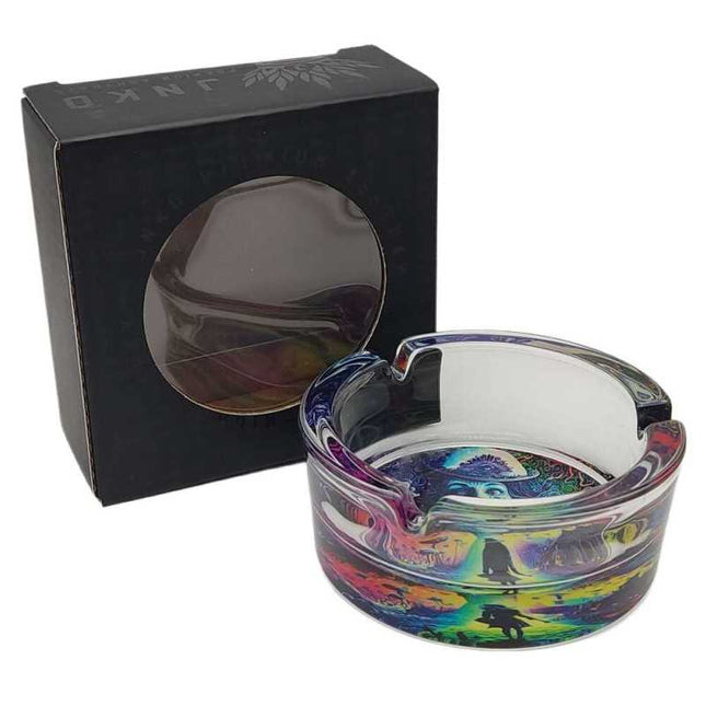 JNKO Wonderland 2 - Glazen Asbak - 10cm (Psychedelic Serie)