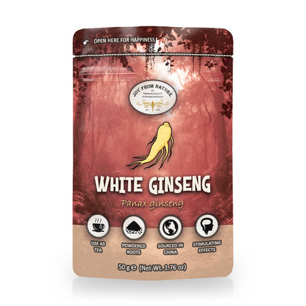 Joy from Nature White Ginseng (Panax ginseng) - Poeder - 50 gram
