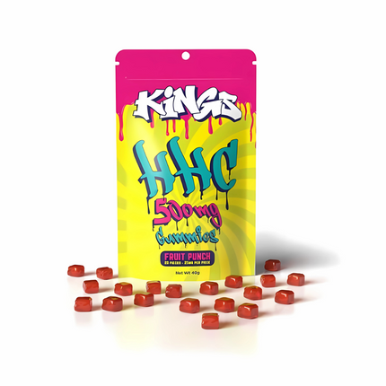 Kings HHC HHC Gummies - 20 x 25mg - 500mg HHC