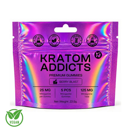 Kratom Addicts Kratom Addicts Berry Blast Gummies - 25mg (per gummy)