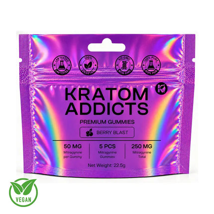 Kratom Addicts Kratom Addicts Berry Blast Gummies - 50mg (per gummy)