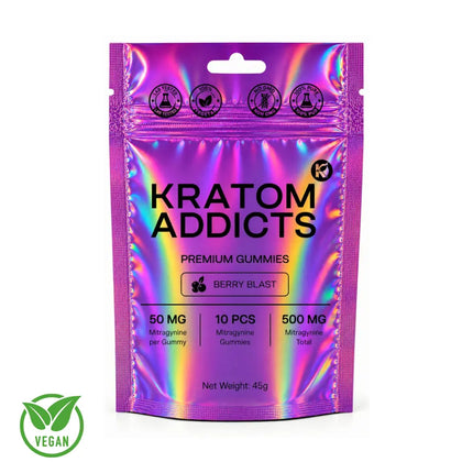 Kratom Addicts Kratom Addicts Berry Blast Gummies - 50mg (per gummy)