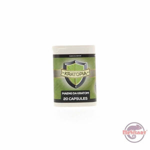 Kratopia Maeng Da Kratom Zwart – 20 pcs
