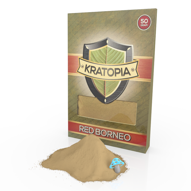 Kratopia Red Borneo Kratom – 50 gram