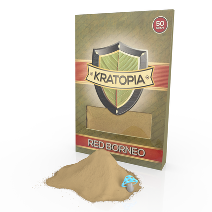 Kratopia Red Borneo Kratom – 50 gram