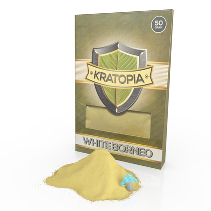 Kratopia White Borneo Kratom - 50 gram