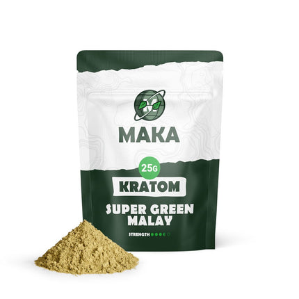 Maka Maka – Kratom Super Green Malay – 25 gram