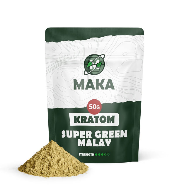 Maka Maka – Kratom Super Green Malay 50 gram