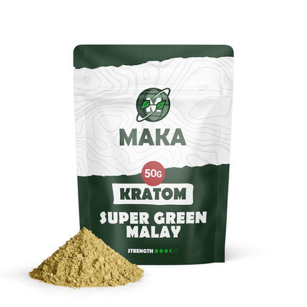 Maka Maka – Kratom Super Green Malay 50 gram