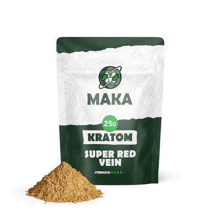 Maka Maka – Kratom Super Red Vein – 25 gram