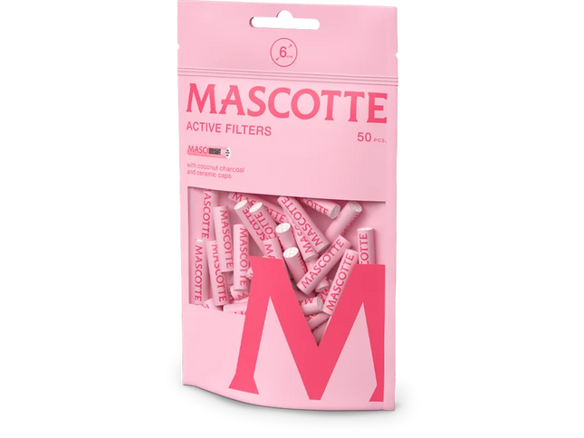 Mascotte Active Filters Pink Edition - 6mm - 50 stuks