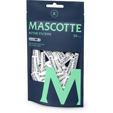 Mascotte Active Slim Filters – 6 mm (50 stuks)