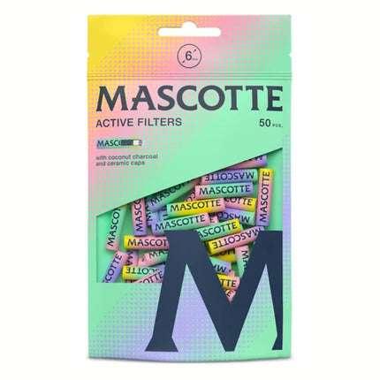 Mascotte Bright Colors Active Slim Filters - 6 mm - 50 stuks