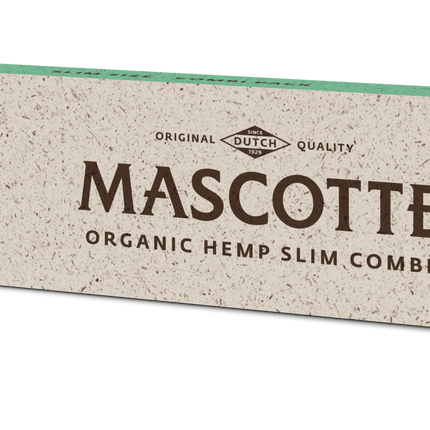 Mascotte Natural Hemp Slim Size - Combi + 34 Tipjes