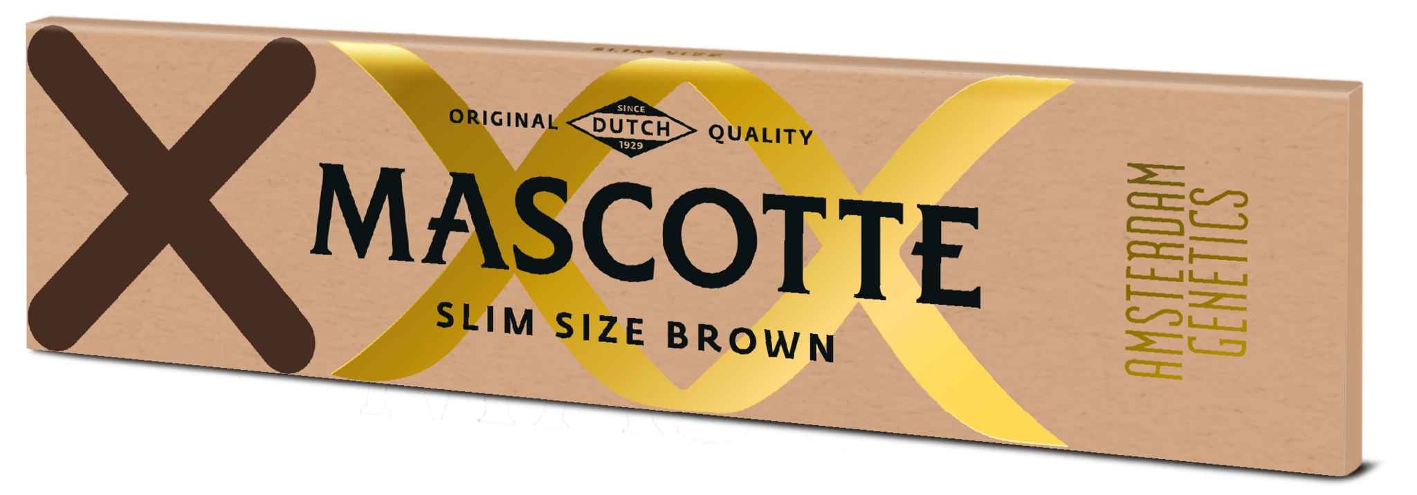 Brown Slim Size - Ongebleekt