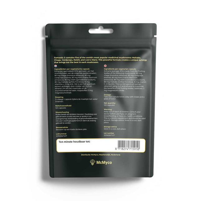 McMyco Fantastic 5 extract capsules