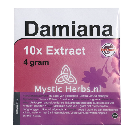 McMystic Damiana 10X Extract – 4 gram