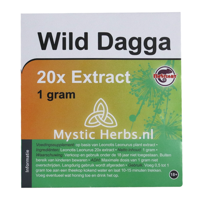 McMystic Wild Dagga 20X Extract – 1 gram