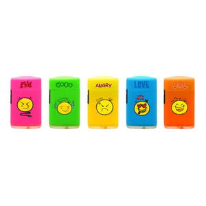 Novus Fumus Atomic Blue Jetflame Aansteker Emoji - 5 stuks