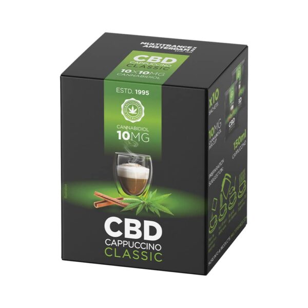 Novus Fumus CBD Instant Cappuccino – 10mg CBD per zakje