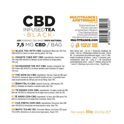 Novus Fumus CBD Thee - 7,5mg CBD per zakje