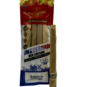 Novus Fumus Gold Palms Pre-rolled Blunt Wraps