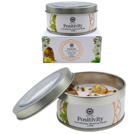 Novus Fumus Green Tree Gemstone Kaarsen