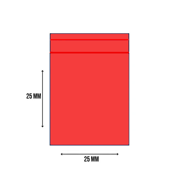 Novus Fumus Gripzak 25x25x0,06 cm Rood (1000 stuks)