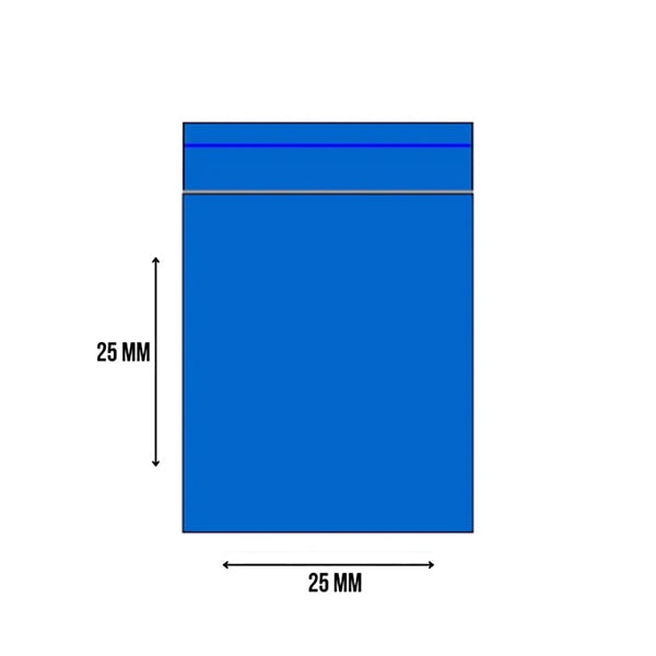 Novus Fumus Gripzak 25x25x0,06 mm Blauw (1000 stuks)
