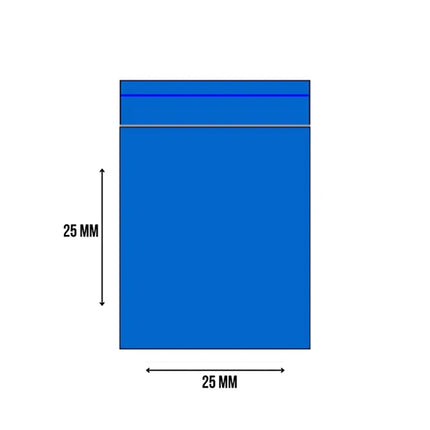 Novus Fumus Gripzak 25x25x0,06 mm Blauw (1000 stuks)