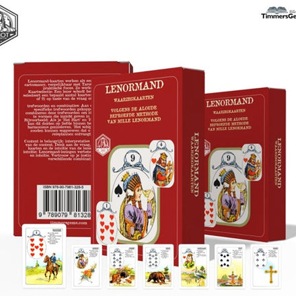 Novus Fumus Lenormand Waarzegkaarten Pocket Editie (37 kaarten)