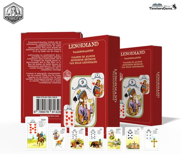 Novus Fumus Lenormand Waarzegkaarten Pocket Editie (37 kaarten)