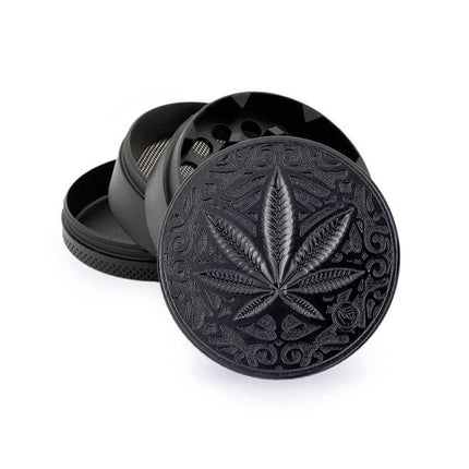 Novus Fumus Metal Grinder - Trance Leaf