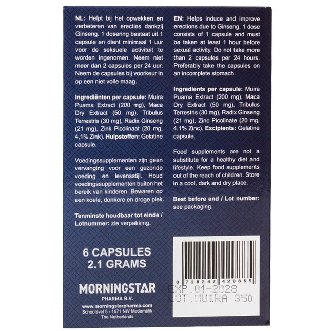 Novus Fumus Morningstar Libido Extreme