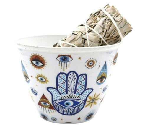 Novus Fumus Smudge Bowl Hand of Fatima, 10 cm
