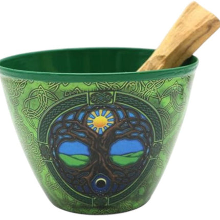 Novus Fumus Smudge Bowl Tree of Life, 10 cm