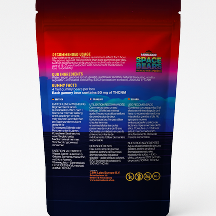 Novus Fumus Space Bears – THCNm Gummies - 200mg
